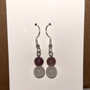 Handmade drop earrings.